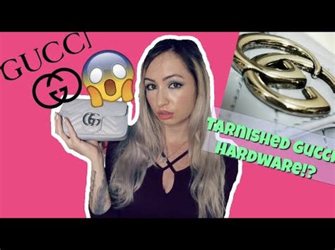 how to clean gucci hardware|how to remove tarnish from Gucci.